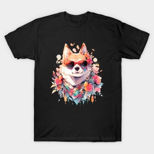 Cute Dog with Sunglasses T-Shirt